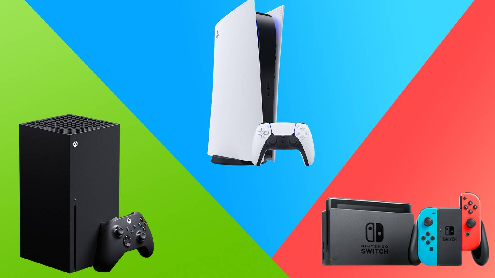 Gaming consoles — Xbox, PlayStation, Nintendo Switch